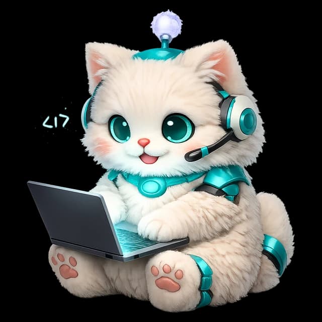 هوشی در حال کدنویسی با لپتاپ